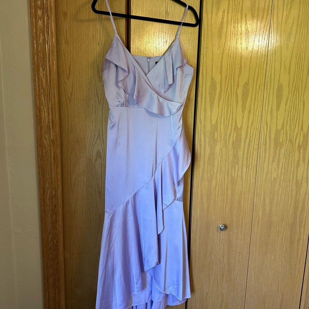 Express Purple Asymmetrical High-Low Sundress